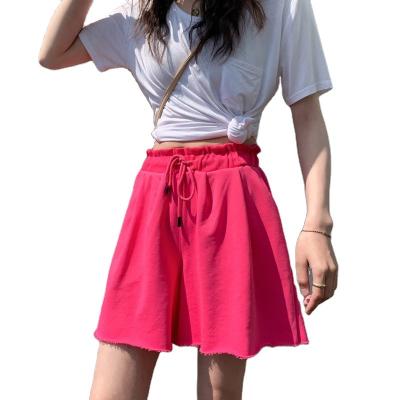 China Factory direct sales girls shorts loose cotton casual hot women's breathable shorts for sale