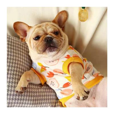 China New Sustainable Cheap Price Summer Puppy T-shirt Pet Apparel For Sale for sale