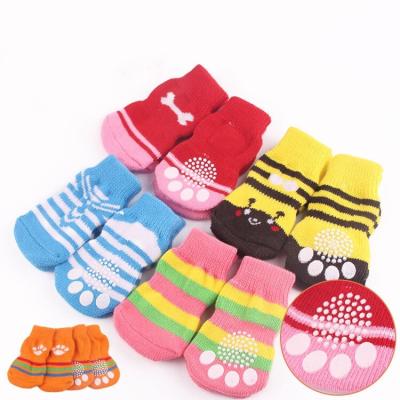 China Durable Soft Clothing Pet Sock Anti-Slip Pet Sock For Dog for sale