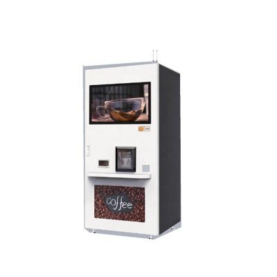 China With 32 inch touch screen android vending machine coffee system with cube ice WF1-308F 3kg for sale