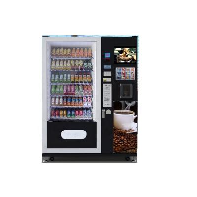 China Drink and snack /coffee vending machines with 17inch screen WD1-209A 300 pcs snack and bottle drink for sale