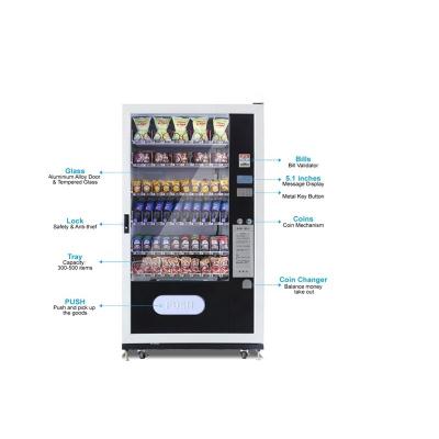 China Hospital Airport Station School 2020 New Snack Cold Combo Drink Vending Machine WD1-205A for sale