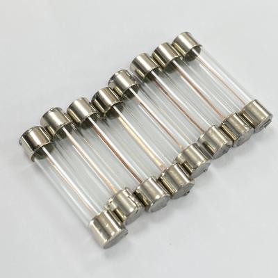 China 100PCS 6x30mm Glass Tube Fuse 15A 20A 25A 30A for sale