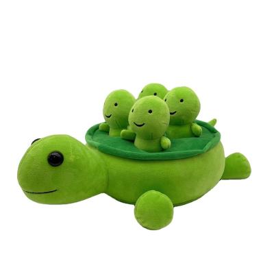 China 4 Pack Animal Customized Turtle Mummy New Arrival Stuffed & Plush Doll Product Cute Turtle Field Cute Stuffed Toys for sale