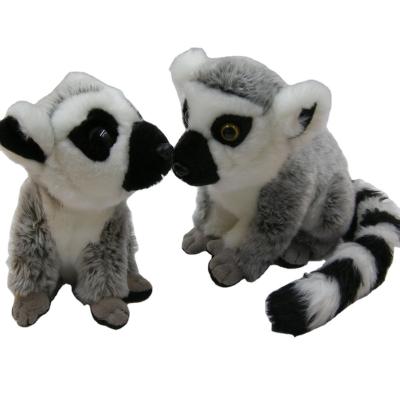 China Factory Simulation High Quality Animal Toys Stuffed Lemur Toy Eco-Friendly Plush Toy Stuffed Lemur Toy for sale