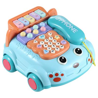 China Bath Playing Amazon Hot Selling Early Learning Clog Phone Car Baby Musical Lighting Educational Toy for sale