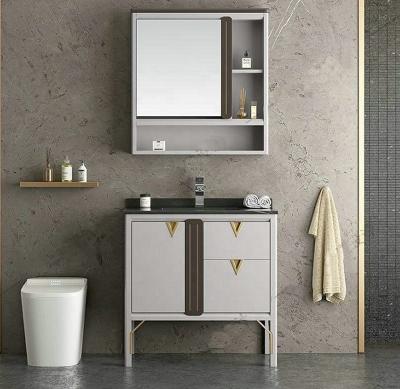 China 2020 Modern New Design Free Standing Cabinet Design Bathroom for sale