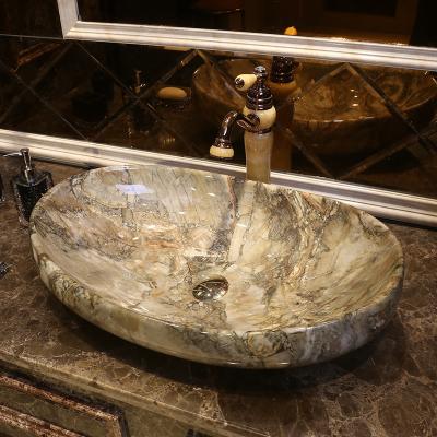 China Modern Made In China Above Counter Modern Chaozhou Ceramic Bathroom Basin Sink for sale