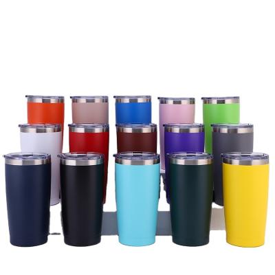 China Sustainable Wholesale Custom Logo 20oz Travel Tumbler Cups In Bulk Double Walled 30oz Coffee Tumblers Stainless Steel Usa Warehouse Stocked for sale