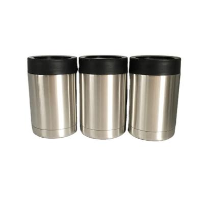 China Sustainable 12oz Stainless Steel Can Cooler Double Wall Insulation Cola Beer Can Cold Keeping Bottle for sale