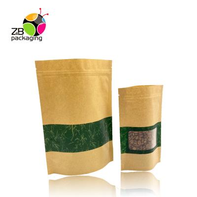 China Various Sizes Disposable Hot Sale Custom Coffee Bean Stand Up Pouch Packaging Plastic Zipper Bags Aluminum Foil Smell Proof Mylar Bag for sale