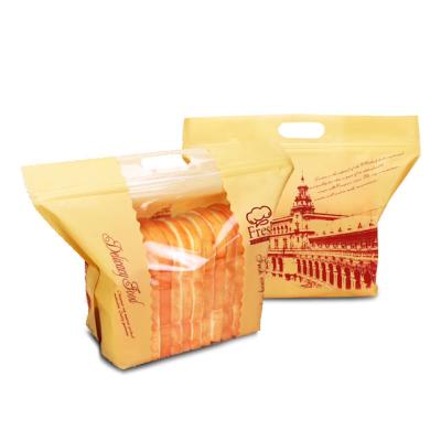 China Moisture Proof Stand Up Toast Bread Packaging Bag for sale