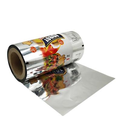 China Moisture Proof Eco - Friendly Potato Chips Bags Packing Static Stretch Printing Metallized Film Roll for sale