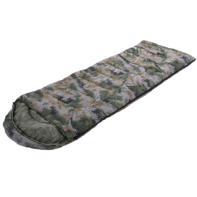 China Wholesale Envelope Type 4 Season Hollow Fiber Commando Warm Military Sleeping Bag For Outdoor for sale