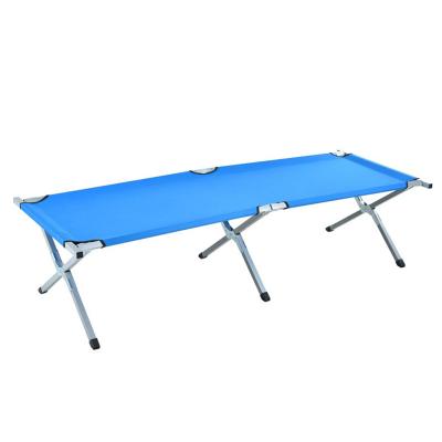 China Cheap Folding Single Military Activity Bed Steel Frame Army Cradle Camp Bed Bed Outdoor Camping Equipment for sale