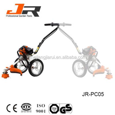 China patent 2-Stroke medel 52cc wheeled brush cutter / wheeled grass trimmer for sale