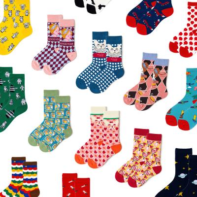 China Autumn Cotton Cute Cartoon Girls Lolita Knee Ladies Tube Socks Breathable Shallow Cotton Boat Socks for sale