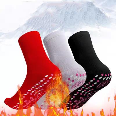 China 2021 Wholesale QUICK DRY health self-heating hot massage foot socks thickened warm cotton socks for men for sale