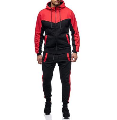 China Logo Fashion Sports Wear Youth Custom Breathable Running Casual Autumn Winter Two Tone Gym Fleece Men Training Jogging Suit for sale