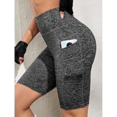 China Breathable Low Price High Waist Butt Lift Gaiters Yoga Pants Woman Gym Fitness Yoga Pants Shorts With Pouch for sale