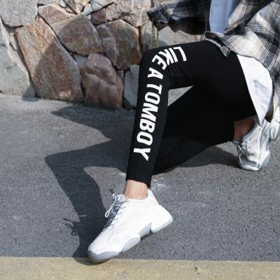 China Breathable Women Clothing Gym Workout Pants Soft Sports Gaiters Plus Size Solid Color Seamless Active Wear Gaiters for sale