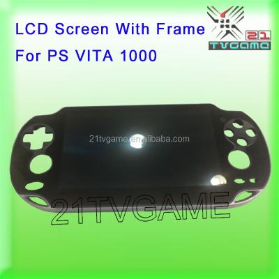 China For PS VITA 1000 Brand New LCD Display Screen Replacement LCD Screen With Middle Frame For 1000 LCD Display Screen Color Black by PS VITA for sale