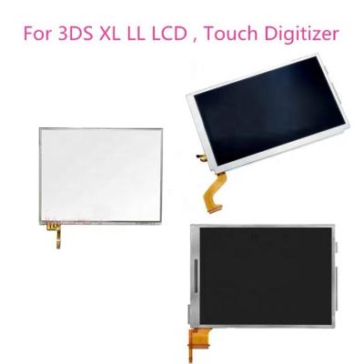 China Original Replacement LCD Display Upper Lower Lower Upper Upper Screen Display For 3DS XL/LL Touch Screen Digitizer Glass Lens Parts For 3DSXL 3DSLL for sale