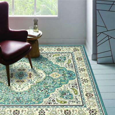 China Anti-Slip Indoor Popular Vintage Persian Flooring Rug Bedroom Carpet Pattern Design Rugs for sale