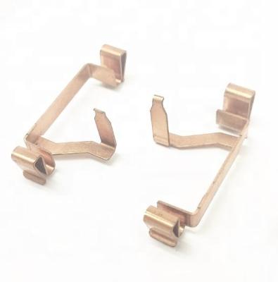 China Custom Copper Electrical Metal Switch Socket Contact Battery Terminals Connector Brass Copper Holder for sale