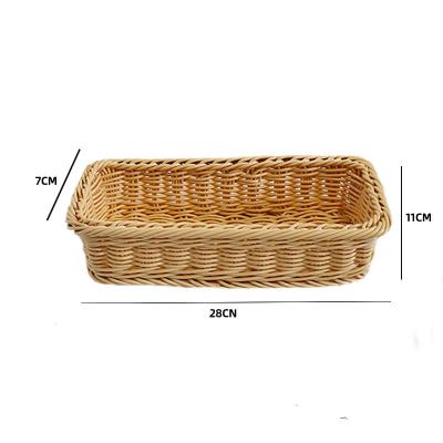 China Amazon Best Viable Selling Kitchenware Storage Basket Rattan Chopsticks Knife Basket BPA Free for sale