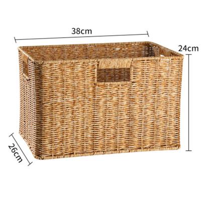 China Viable Hot Plastic Washable Storage Hotel Sundries Special Sale Rattan Basket is BPA Free for sale