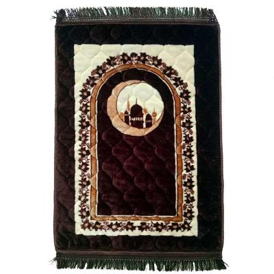 China Wholesale Thick Foam Quilt Mosque Turkey Foldable Prayer Mat Adhesive-Protective Sponge for sale