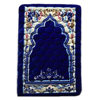 China Mini Blue Turkish Prayer Mat Islam Quilt Sponge Foam Roll Adhesive-Protector for sale