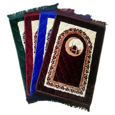 China Custom Muslim Foam Quilt Foldable Smart Prayer Mat Wholesale Adhesive-Protective Sponge for sale