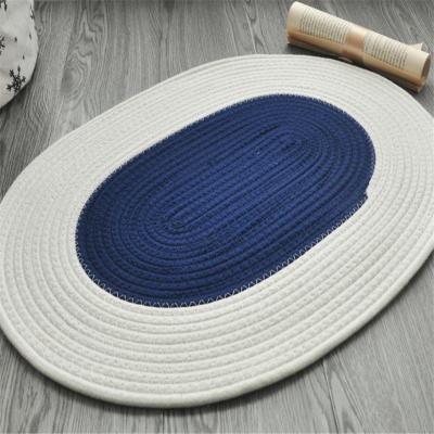 China Anti-slip Flooring Handmade Super Soft Washable Door Baby Play Mat Decoration Washable Home Blanket for sale