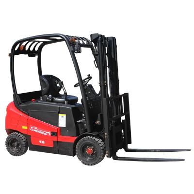 China Mini Electric Battery Forklift Truck With Full Stacker Machine en venta