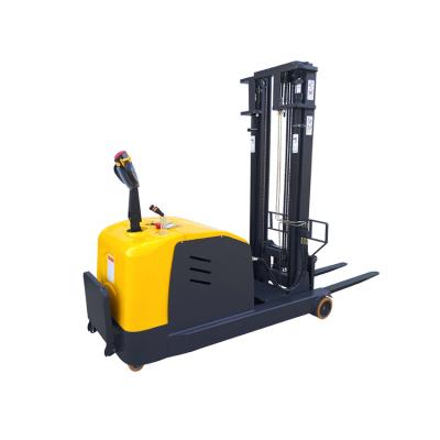 China Mini Cheap Self Loading Full Electric Stacker China Pallet Battery Operated New Forklift Truck For Sale for sale