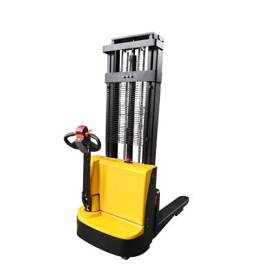 China Wheel Drive Full Electric Stacker 1000kg 1500kg 2000kg Walking Forklift Price for sale