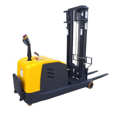 China Manual Hand Mini Stacker Electric Pallet Jack Forklift Multifunctional High Quality Steel en venta