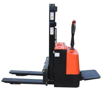 China cheap self loading electric china pallet lift stacker battery operated new forklift truck In Warehouse for sale