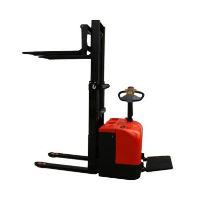 China JICHUAN 1 ton 3-way Full Electric Powered Pallet Stacker Truck Forklifts for sale