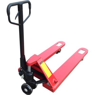 China Hand Pallet Jack Manuel truck 2T DF Pump Nylon wheel zu verkaufen