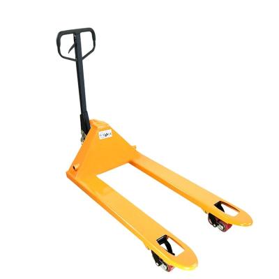 China Cheap Price Adjustable Pallet Jack Nylon Wheel Hand Hydraulic Truck for sale