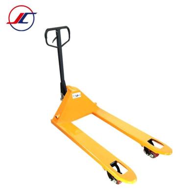 China Type Hand Manual Adjustable Pallet Jack Hydraulic Forklift Truck With AC Pump for sale