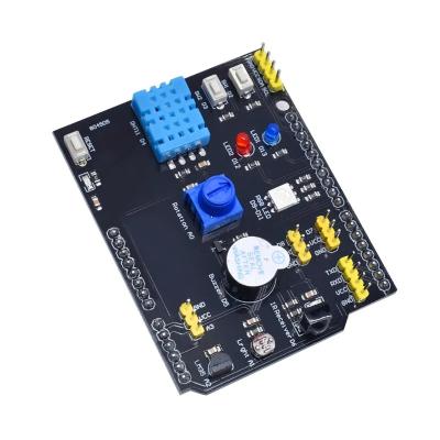 China - Multifunctional 9-in-1 DHT11 expansion board temperature and LM35 humidity temperature buzzer compatible for sale