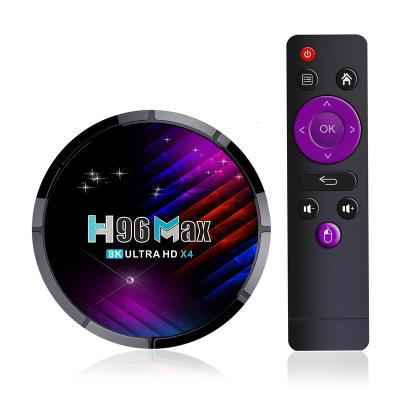 China New Model 8K Android 11.0 Box H96 Max X4 Media Player Amlogic S905X4 H96 X96 8K Dual Band Smart wifi TV Box for sale