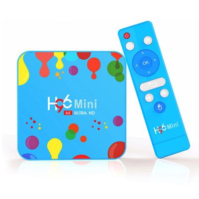 China Support 6K 2019 H96 mini h6 4gb 128gb Android 9 set top tv box for sale