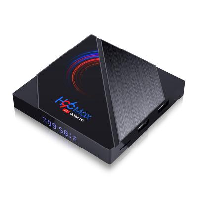 China TF Card Led Display 2.4G/5G Dual Wifi Android TV 4K HD Box h96 h616 Android SET-TOP 10.0 Max for sale