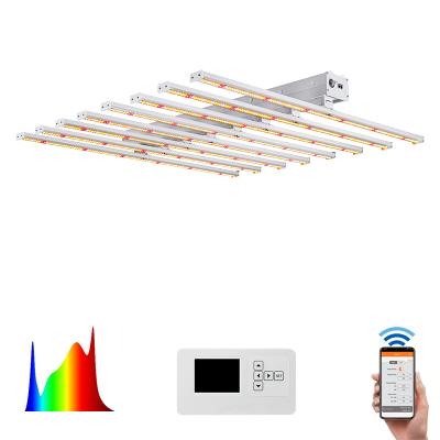 China Seed Starting High Efficiency Dimmable 8 Bars 640W Plant Lamp Replace Hydroponic HPS 1000W Full Spectrum Led Grow Light for sale