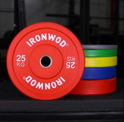 China Commercial Use Rubber Coated Weight Plate Bumper Plate for sale